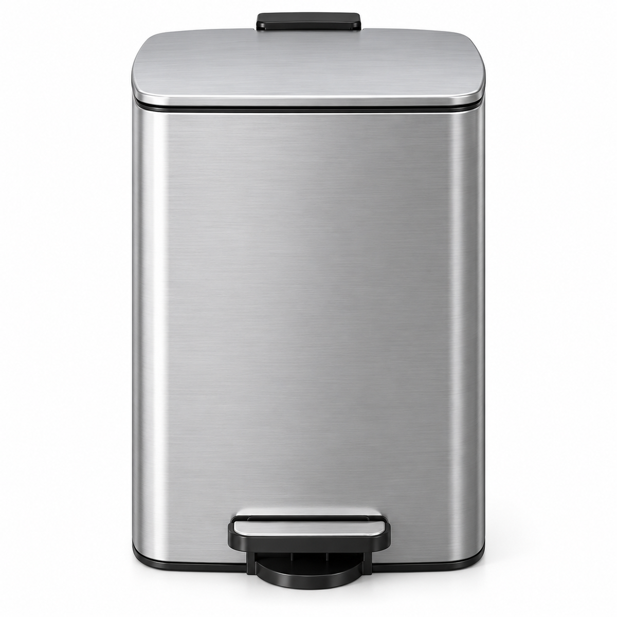 Poubelle couleur argentée 40 litres - Skoggio