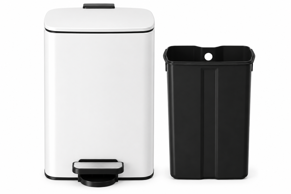 Poubelle blanche 40 litres - Skoggio