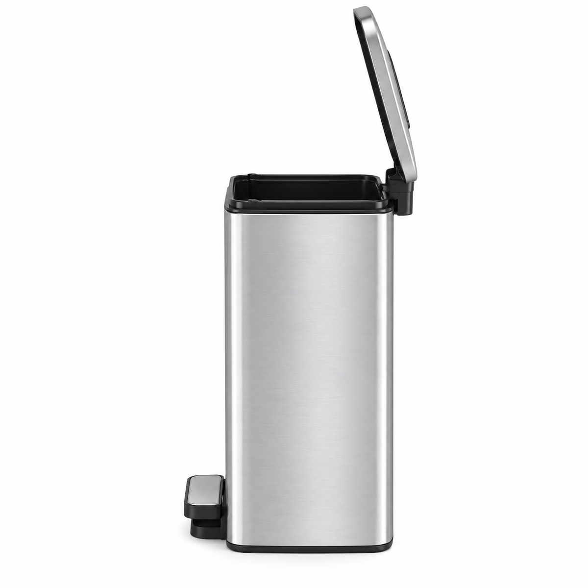 Poubelle couleur argent 30 litres - Skoggio