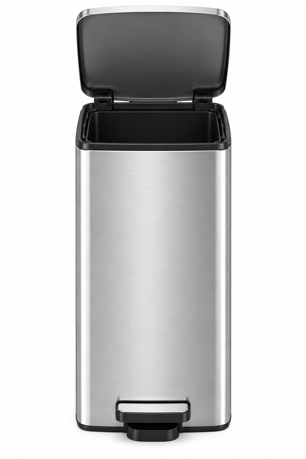 Poubelle couleur argent 30 litres - Skoggio